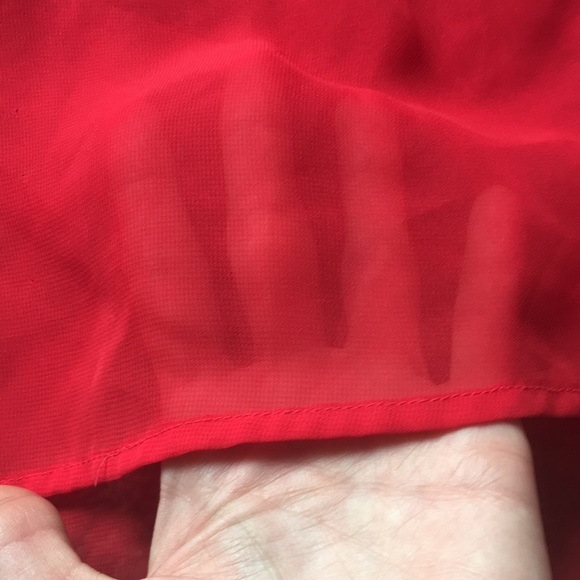 Apt 9 Red Blouse - Picture 4 of 8